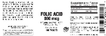 Vitamer Laboratories Folic Acid 800 mcg - supplement