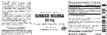 Vitamer Laboratories Ginkgo Biloba 60 mg - supplement