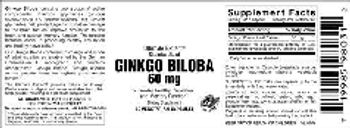 Vitamer Laboratories Ginkgo Biloba 60 mg - supplement