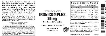 Vitamer Laboratories Iron Complex 29 mg - these statements have not been evaluated by the food and drug administration this product is not int