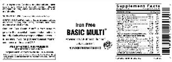Vitamer Laboratories Iron Free Basic Multi - supplement