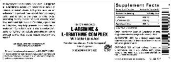 Vitamer Laboratories L-Arginine & L-Ornithine Complex With Alpha-Lipoic Acid - supplement