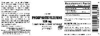 Vitamer Laboratories Leci-PS Phosphatidylserine 100 mg - supplement