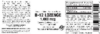 Vitamer Laboratories Luscious Natural Raspberry Flavor B-12 Lozenge 1,000 mcg - supplement