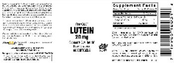 Vitamer Laboratories Lutein 20 mg - supplement
