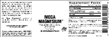 Vitamer Laboratories Mega Magnesium - supplement