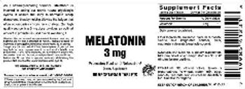 Vitamer Laboratories Melatonin 3 mg - supplement