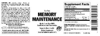Vitamer Laboratories Memory Maintenance - supplement