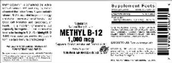 Vitamer Laboratories Methyl B-12 1,000 mcg Natural Berry Flavor Lozenges - supplement