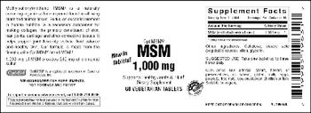 Vitamer Laboratories MSM 1,000 mg - supplement
