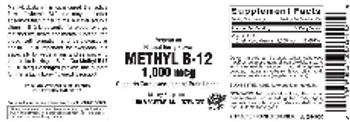 Vitamer Laboratories Natural Berry Flavor Methyl B-12 1,000 mcg - supplement