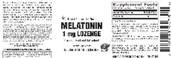 Vitamer Laboratories Natural Peppermint Flavor Melatonin 1 mg Lozenge - supplement