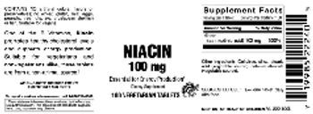 Vitamer Laboratories Niacin 100 mg - supplement