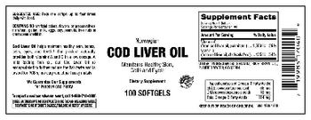 Vitamer Laboratories Norwegian Cod Live Oil - supplement