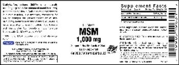 Vitamer Laboratories Opti-MSM 1,000 mg - supplement