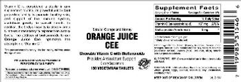 Vitamer Laboratories Orange Juice Cee - supplement