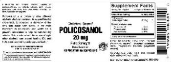 Vitamer Laboratories Policosanol 20 mg - supplement