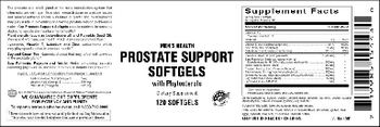 Vitamer Laboratories Prostate Support Softgels - supplement