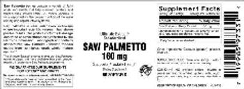 Vitamer Laboratories Saw Palmetto 160 mg - supplement