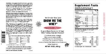 Vitamer Laboratories Show Me The Whey Natural Strawberry Flavor - supplement