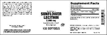 Vitamer Laboratories Sunflower Lecithin 2,000 mg - supplement