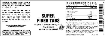 Vitamer Laboratories Super Fiber Tabs - supplement
