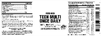 Vitamer Laboratories Teen Multi Once Daily - supplement