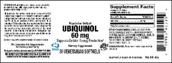 Vitamer Laboratories Ubiquinol 60 mg - supplement