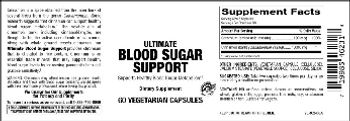 Vitamer Laboratories Ultimate Blood Sugar Support - supplement