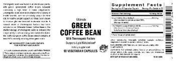 Vitamer Laboratories Ultimate Green Coffee Bean - supplement