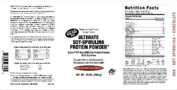 Vitamer Laboratories Ultimate Soy-Spirulina Protein Powder Natural Chocolate Flavor - 