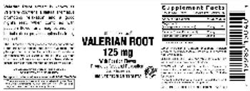 Vitamer Laboratories Valerian Root 125 mg - supplement