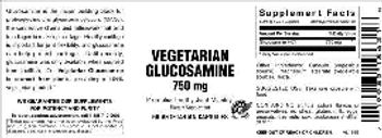 Vitamer Laboratories Vegetarian Glucosamine 750 mg - supplement