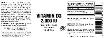 Vitamer Laboratories Vitamin D3 2,000 IU - supplement