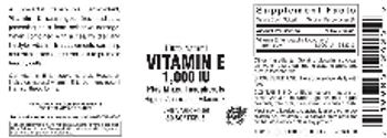 Vitamer Laboratories Vitamin E 1,000 IU Plus Mixed Tocopherols - supplement