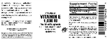 Vitamer Laboratories Vitamin E 1,000 IU Plus Mixed Tocopherols - supplement