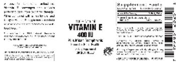 Vitamer Laboratories Vitamin E 400 IU Plus Mixed Tocopherols - supplement