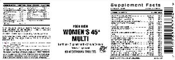 Vitamer Laboratories Women's 45+ Multi - supplement