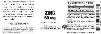 Vitamer Laboratories Zinc 50 mg - supplement