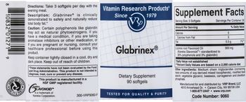 Vitamin Research Products Glabrinex - supplement