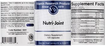 Vitamin Research Products Nutri-Joint - supplement