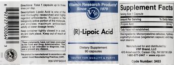 Vitamin Research Products R-Lipoic Acid - supplement