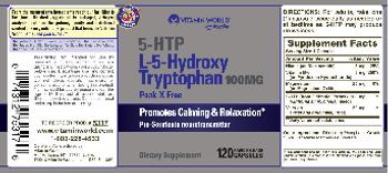 Vitamin World 5-HTP L-5-Hydroxy Tryptophan 100 mg - supplement