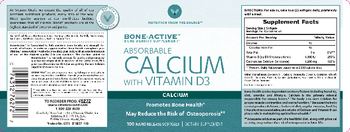 Vitamin World Absorbable Calcium With Vitamin D3 - supplement