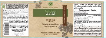 Vitamin World Acai 3000 mg - herbal supplement