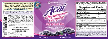 Vitamin World Acai Thermogenic Complex - acai thermogenic complex is the next evolution of acai supplement combining this powerful brazilian 