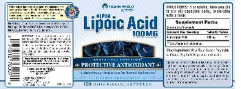 Vitamin World Alpha Lipoic Acid 100 mg - supplement