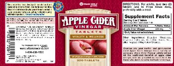 Vitamin World Apple Cider Vinegar Tablets - 