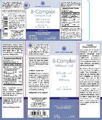 Vitamin World B-Complex Sublingual Liquid with a burst of B-12 1200 mcg - vitamin supplement