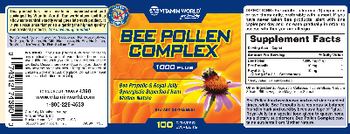 Vitamin World Bee Pollen Complex - supplement